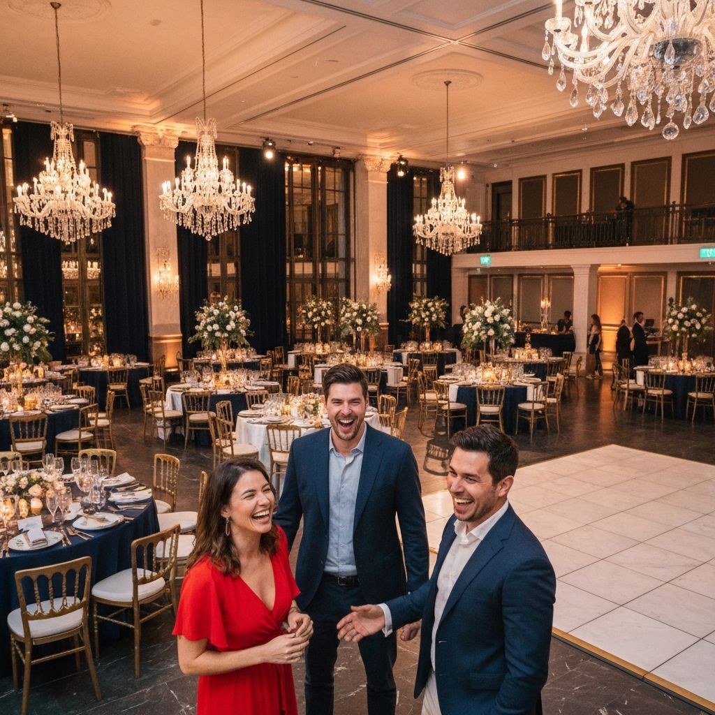 Salon de fiestas Espacio Aurora decorado para un evento elegante